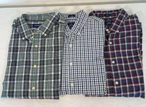Lot of 3 Men’s Classic-fit/Flex Casual Shirt J Crew/Nautica
